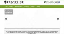 Desktop Screenshot of frontlinefinancial.net