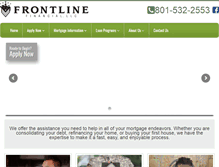 Tablet Screenshot of frontlinefinancial.net